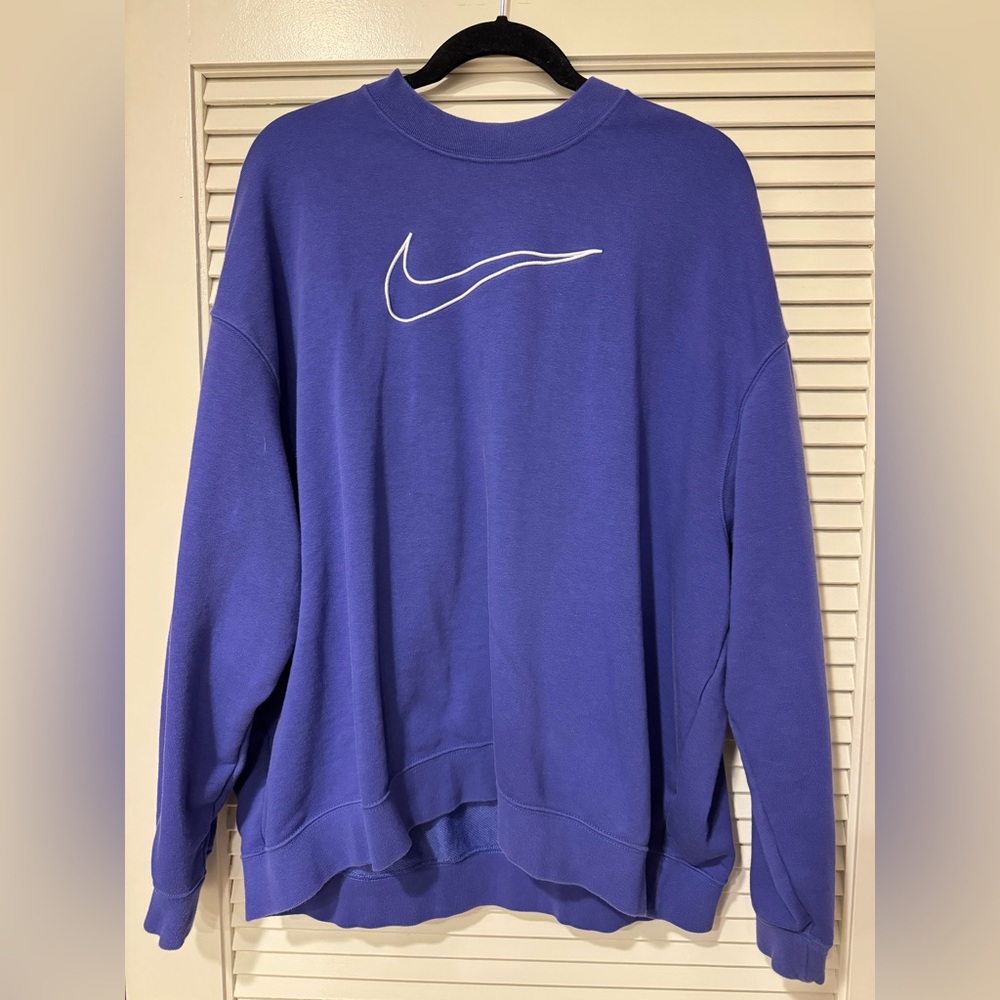 Nike Purple Crewneck Sweatshirt